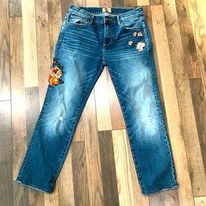 DRIFTWOOD EMBROIDERED JEANS